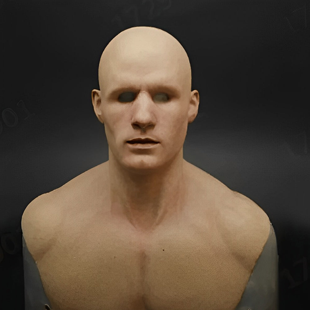 Men's Elderly Character Mask – Full Face Halloween Party